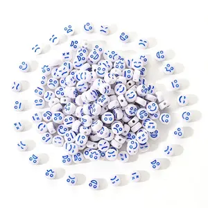 White Opaque Acrylic Beads