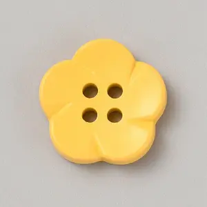 Spray Painted Plastic Buttons