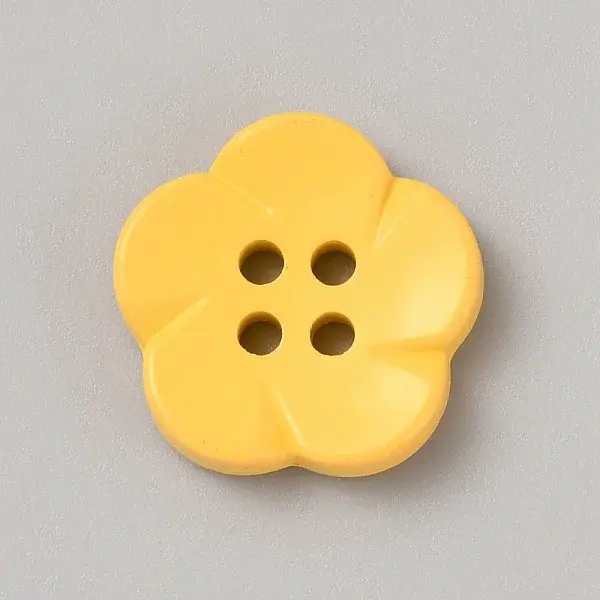 Spray Painted Plastic Buttons