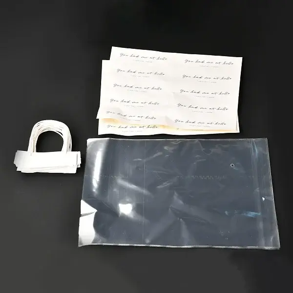10Pcs DIY Transparent PVC Plastic Gift Bags