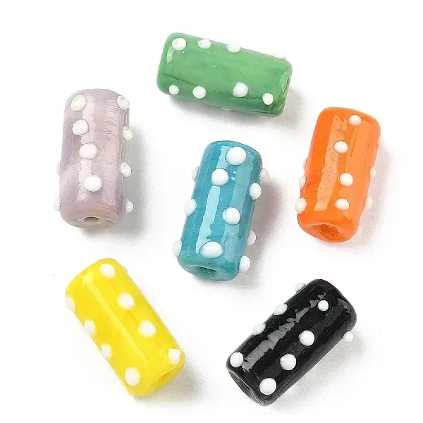 Handmade Lampwork Bumpy Beads