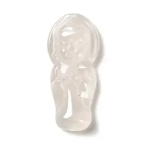 Natural Chalcedony Carved Pendants