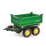Rollytoys Vlečka se šnekovým vyklápěním do 3 stran 2-osá - zelená