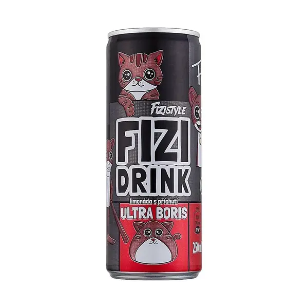FIZI Drink limonáda s příchutí tutti frutti 250 ml