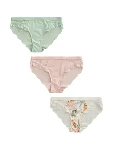 Next Nohavičky  pastelovo zelená / ružová / biela