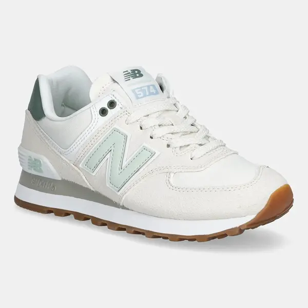 Sneakers boty New Balance 574 béžová barva, WL574CGR