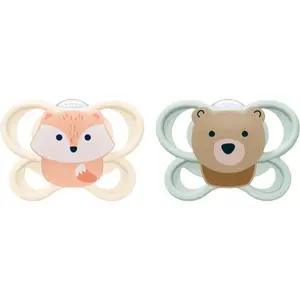 NUK Perfect Match Air 0-2 m dudlík Fox/Bear 2 ks