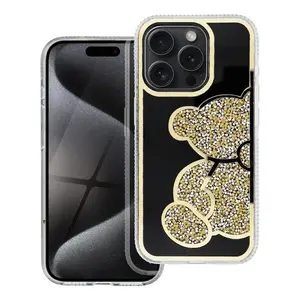 Zadní kryt TEDDY BEAR Case pro Apple iPhone 12 mini, zlatá