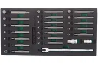 Modul pěnový - bity Imbus, TORX a XZN, sada 41 ks - JONNESWAY S29H4241KV