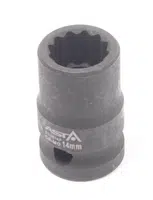 Hlavice nástrčná úderová 1/2" 27 mm, 12hranná - ASTA Velikost: 14 mm