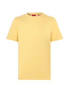 HUGO Tričko 'Dero'  žltá