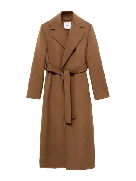 MANGO Prechodný kabát 'BATIN'  hnedá