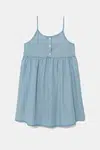 Dívčí šaty United Colors of Benetton modrá barva, mini, 4FFKCV03J