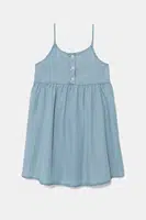 Dívčí šaty United Colors of Benetton modrá barva, mini, 4FFKCV03J