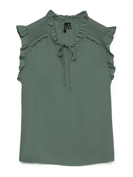 VERO MODA Blúzka 'VMAlba'  tmavozelená