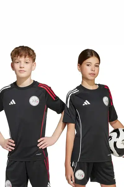 Dětské tričko adidas Performance AJAX černá barva, s potiskem, JP1747