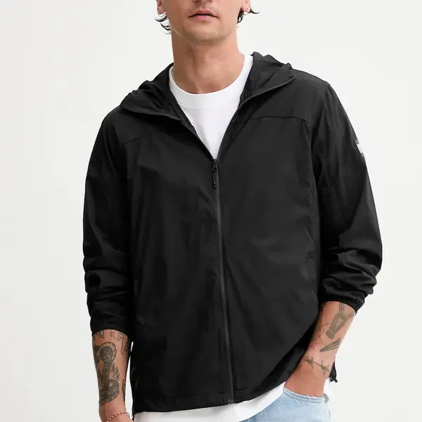 Bunda Tommy Jeans černá barva, přechodná, DM0DM21669