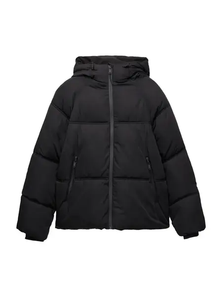 Pull&Bear Zimná bunda  čierna