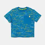 Dětské bavlněné tričko United Colors of Benetton modrá barva, 3PDQG10JN