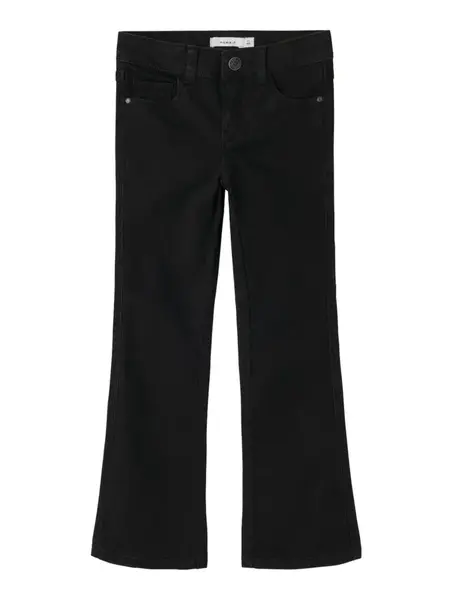 NAME IT Džínsy 'Polly'  čierny denim