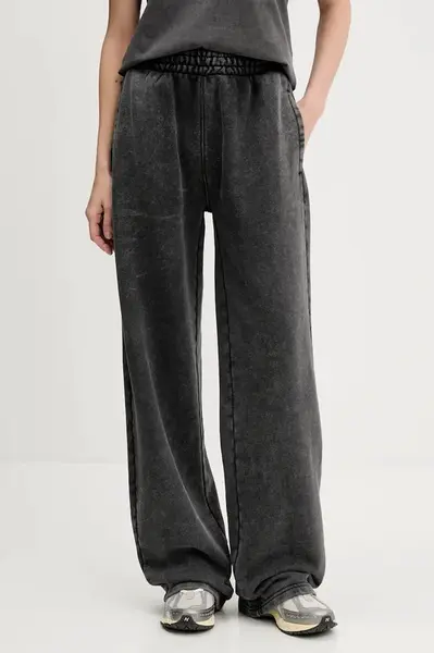 Bavlněné tepláky Hugo Blue dámské, šedá barva, 50545019