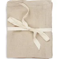 Ubrousky ferm LIVING Linen Napkins 2-pack béžová barva