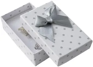 JK Box Puntíkatá krabička na soupravu šperků KK-6/A1