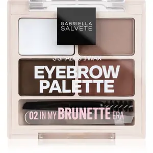 Gabriella Salvete Eyebrow Palette sada pre dokonalé obočie odtieň 02 In My Brunette Era 5.2 g