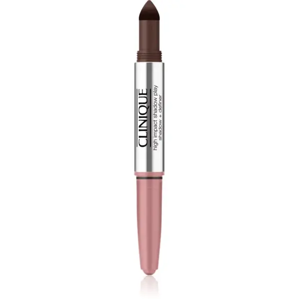Clinique High Impact™ Shadow Play oční stíny v tužce duo odstín Pink Honey + Black Honey 1.9 g