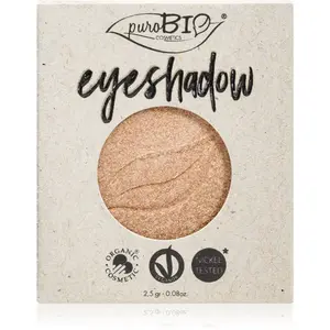 puroBIO Cosmetics Compact Eyeshadows oční stíny – náhradní náplň odstín 01 Sparkling Wine 2.5 g