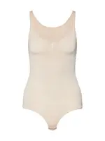 MAGIC Bodyfashion Formujúce body  béžová / biela