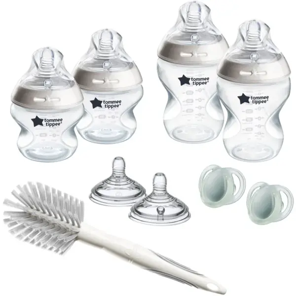 Tommee Tippee Natural Start Anti-Colic sada pre bábätká samosterilizačný 0 m+ White