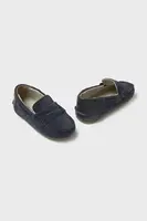 Dětské semišové mokasíny Mayoral tmavomodrá barva, 41668