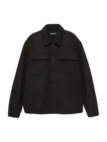 Pull&Bear Prechodná bunda  čierna