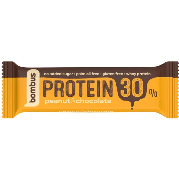 BOMBUS Protein 30% arašidy a čokoláda 50 g