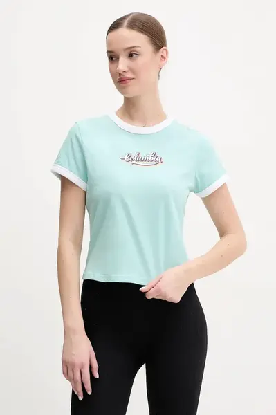 Bavlněné tričko Columbia Rolling Bend