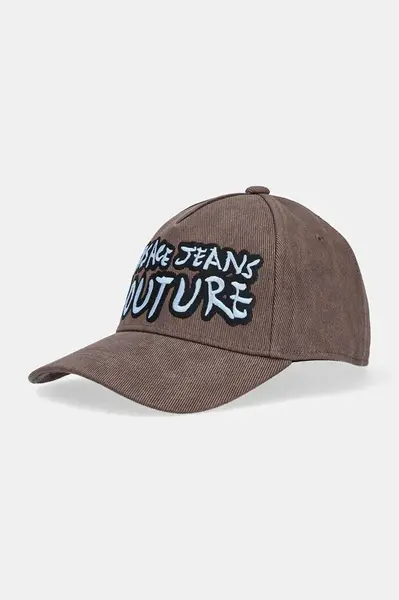 Bavlněná baseballová čepice Versace Jeans Couture