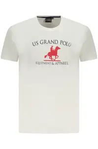 US GRAND POLO SHORT SLEEVE T-SHIRT MEN WHITE