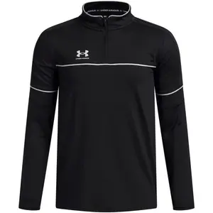 Under Armour CHALLENGER TRAINING QZ Chlapecká fotbalová mikina, černá, velikost M