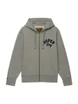 Superdry & Co Tepláková bunda  námornícka modrá / sivá
