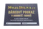 MDtools Dárkový poukaz MojeDílna.cz v hodnotě 1500 Kč - online, platba předem Varianta: Tištěný