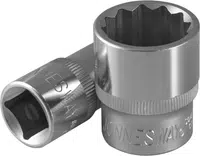 Nástrčná hlavice 1/2", 12-hranná, 25mm - JONNESWAY S04H4925 Velikost: 23 mm