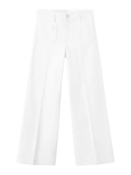 MANGO Džínsy 'JESSIE'  biela