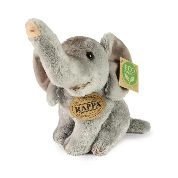 Plyšový slon sedící 15 cm ECO-FRIENDLY