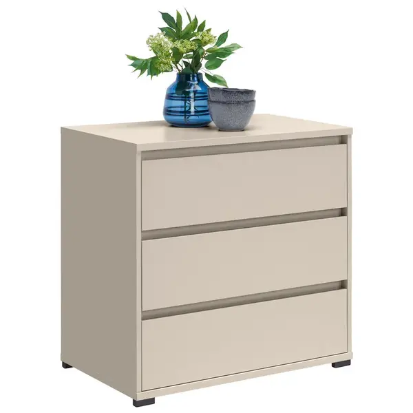 Carryhome KOMODA, kašmírová, 80/79/48 cm