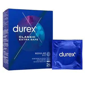 Durex Classic Extra Safe kondomy 24 ks
