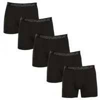 Gianvaglia 5PACK pánské boxerky černé (GVG-5015) XXL