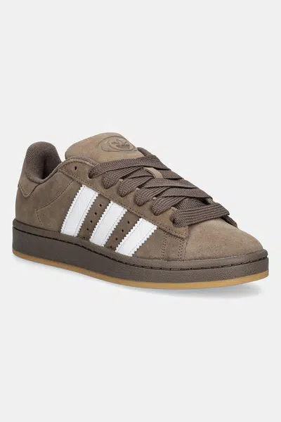 Kožené tenisky adidas Originals Campus 00s hnědá barva, JH8789