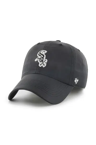 Kšiltovka 47 brand MLB Chicago White Sox černá barva, s aplikací, B-BRRRC06BBU-BK