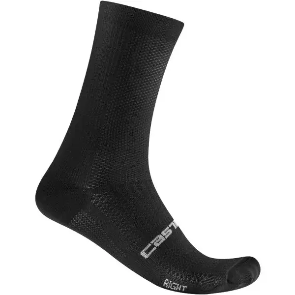 Castelli ESPRESSO 18 SOCK Pánské cyklistické ponožky, černá, velikost